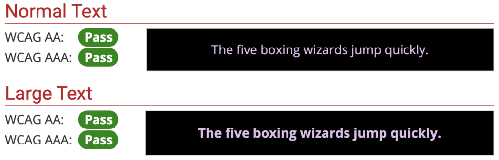 black background ultraviolet text