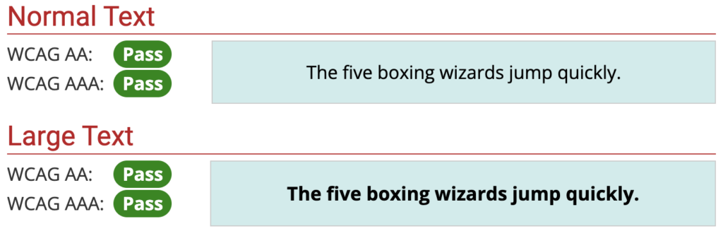 pale blue background, black text