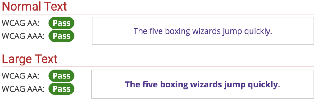 white background, cosmic purple text