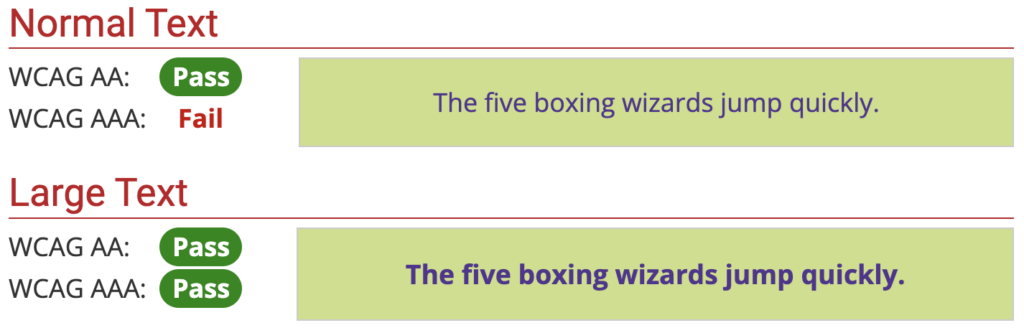 martian (lime) background, purple text