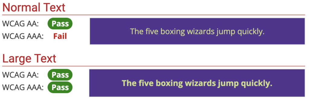 purple background, martian (lime) text