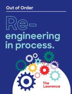 Out of Order Sign - Re-engineering in process